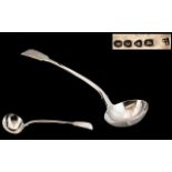 William IV Large and Solid Sterling Silver Ladle of Pleasing Proportions. Hallmark London 1836,