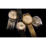 Four Various Gents Wind-Up Wristwatches comprising Precimax, Smiths, Bentima and Majex, all