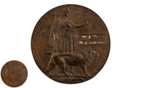 Memorial Plaque Death Penny Named John Metcalfe.