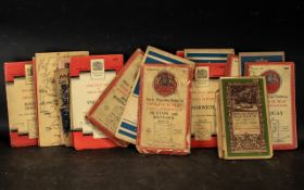 Collection of Ordnance Survey Folding Maps, 21 in total