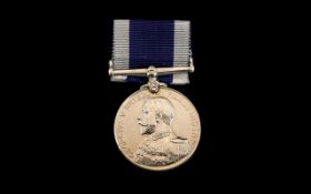 George V Royal Naval Long Service And Good Conduct Medal, Awarded To 271311 S C SAYWELL C.E.R.A 2.