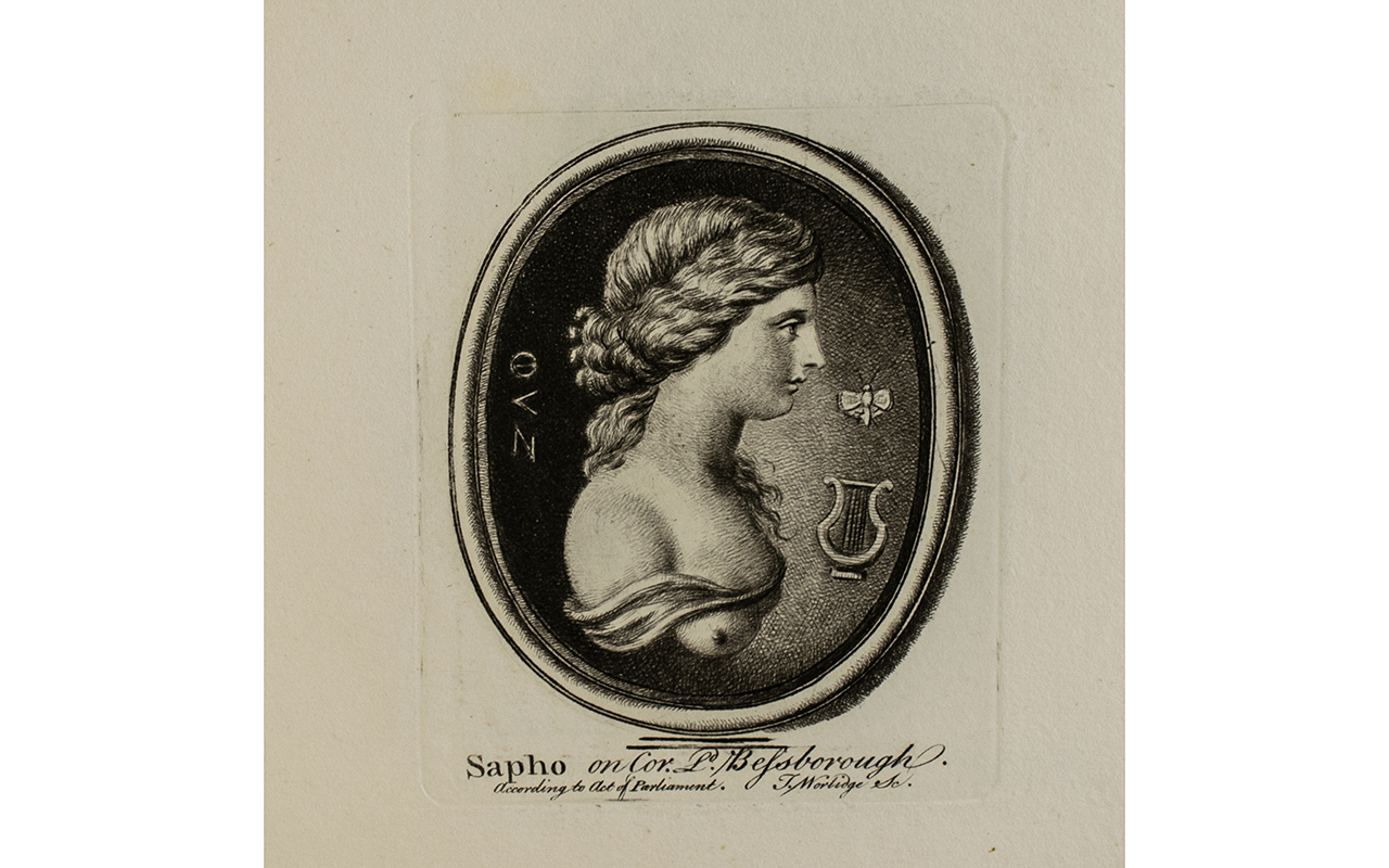 Gems by Thomas Worlidge 1768: ''Gems: A Select Collection Of Drawings From Curious Antique Gems; - Image 6 of 13