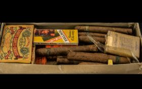 Collection of Cigars & Unopened Cigarettes. Advertising interest, Courts Copes (Liverpool), Philip