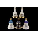 Bells Whisky Royal Collectible Bottles, comprising: Her Majesty the Queen's 60th Birthday; HRH