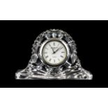 Waterford Crystal Bedside Clock. Waterford crystal clock, etched to base.