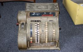 Antique Brass Cash Register. Very ornate and decorative cash register, early 20th century, decorated