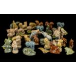 Collection of 40 Wade Whimsies. including elephants, squirrels, foxes, bears, lions, tigers,