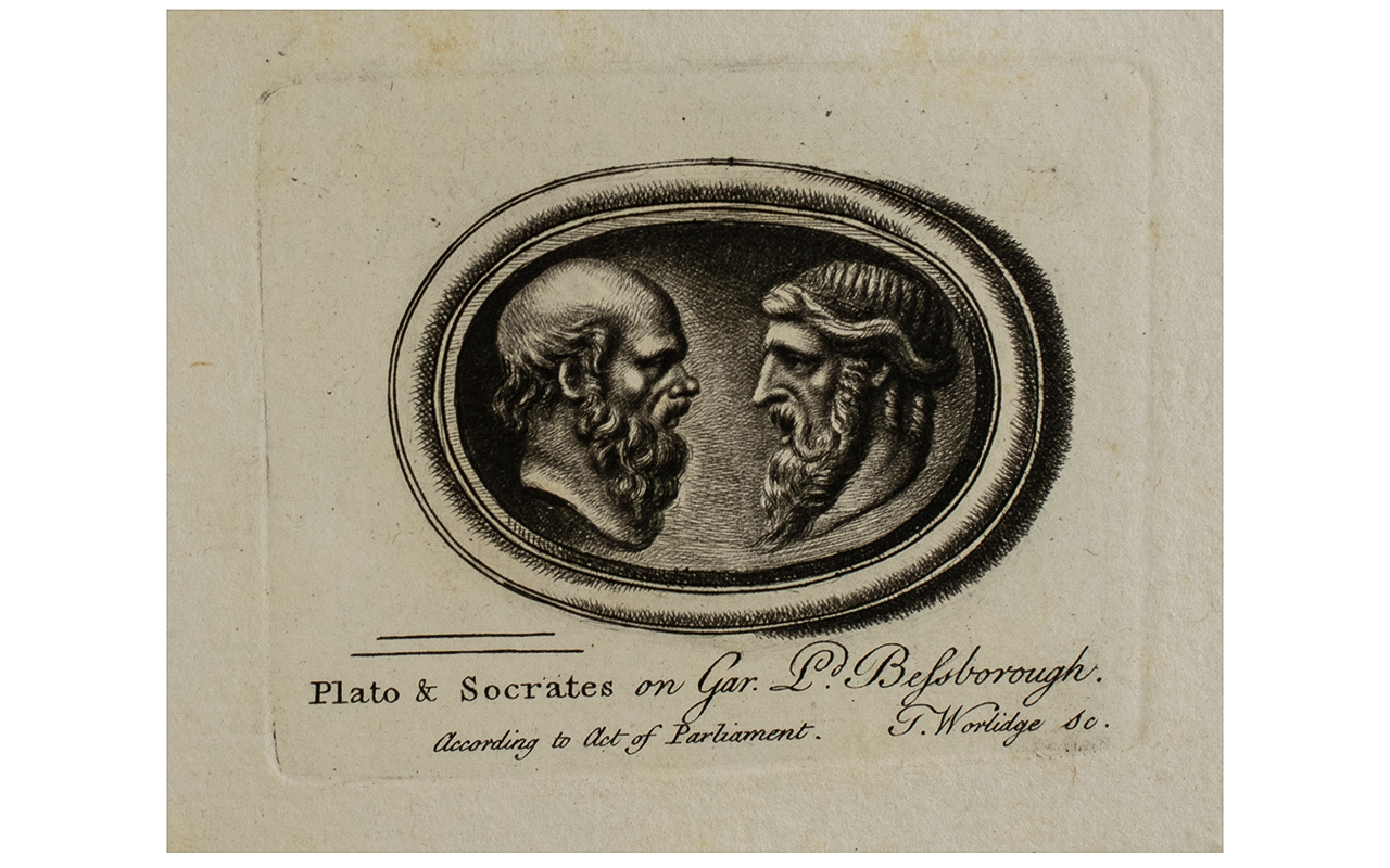 Gems by Thomas Worlidge 1768: ''Gems: A Select Collection Of Drawings From Curious Antique Gems; - Image 10 of 13