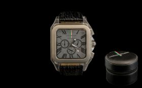 Men's Designer Watch 'Alessandro Baldieri', men's designer chronograph in original case plus