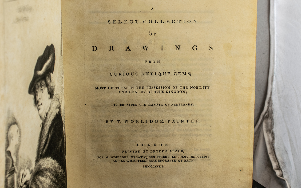 Gems by Thomas Worlidge 1768: ''Gems: A Select Collection Of Drawings From Curious Antique Gems; - Image 4 of 13