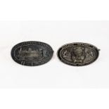 Railway Interest: Two Railway Badges, one Great Western and one Midlands Railway; each 2.4 inches (