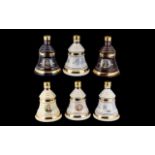 Bells Whisky Collectible Bottles, depicting famous Scots, comprising: Alexander Graham Bell x 2,