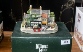 Limited Edition Lilliput Lane Cottage 'Last Orders' No. L2795, Limited Edition No. 365. In