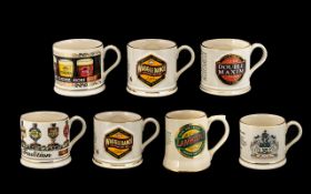 A Collection of Seven Wade Tankards to include some Limited edition. 'Lambton's' produced