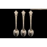 Rolex Interest. ( 3 ) Teaspoons with the Rolex Logo on. Please See Photo.