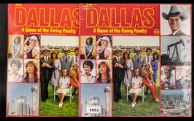 'Dallas' TV Series Game, two cased sets of the game of the Ewing family (2)