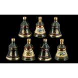 Bells Whisky in Collectible Bottles, Christmas Series, seven in total, comprising: Christmas 1988,