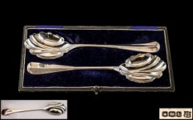 Sterling Silver - Stylish Pair of Fruit