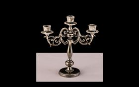 Victorian Small Size Silver Three Branch