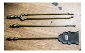 Set of Three Victorian Fire Irons.