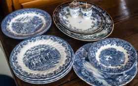Collection of Blue & White China, compri