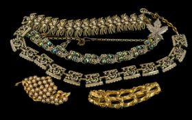 Collection of Coro Costume Jewellery, co