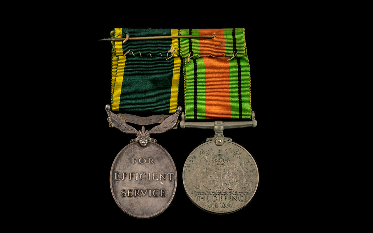 Territorial Efficiency Medal And The Def - Bild 2 aus 2