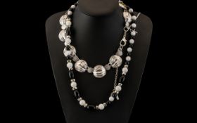 Saks of London Silver Tone Necklace No.