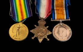 WW1 Medal Group Of Three To Include 1914-15 Star, British War And Victory Medal,