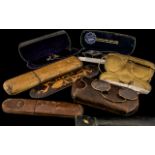 Collection of Antique Spectacles, an interesting variety of antique spectacles and cases