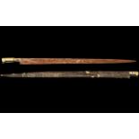 Ivory Hilt South East Asian 19th Century Warriors Sword the blade is in rusty condition,