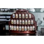 Walt Disney Spice Jar Collection, Lenox brand, depicting Disney characters,