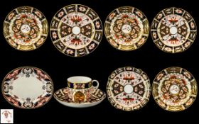 Royal Crown Derby and Derby Crown Porcelain Co Collection of Assorted Ceramic Pieces ( 9 ) Pieces In