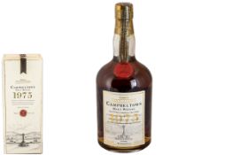 Campbeltown 1975 Vintage Bottle of Scotch Malt Whisky.