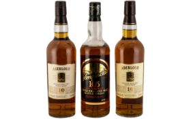 A Fine Trio of Scottish Vintage Highland Single Malt Whiskies comprising 1/ Aberlour - 2 bottles of