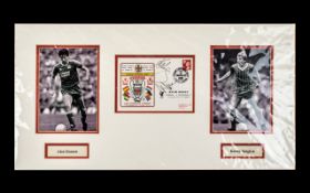 Liverpool FC Interest - Montage signed by Kenny Dalglish & Alan Hanson,