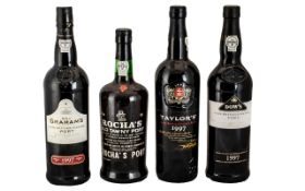 Collection of Vintage Ports - Maderia. Comprises 1/ Rocha's Bottle - Old Tawny Port. 20% Vol, 75 cl.