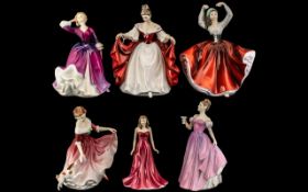 Collection of Royal Doulton Figurines, Six (6) in total,
