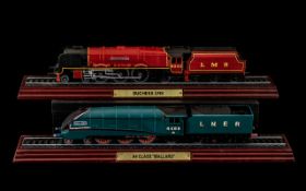 Railway Interest - Two Model Trains ' A4 Class ' Mallard' and 'Duchess LMS'.