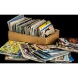 Two Boxes of Postcards, many postcards of assorted styles and types, cartoon, travel, comedy, etc.