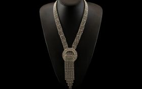 Large Impressive Statement Necklace, of top quality,