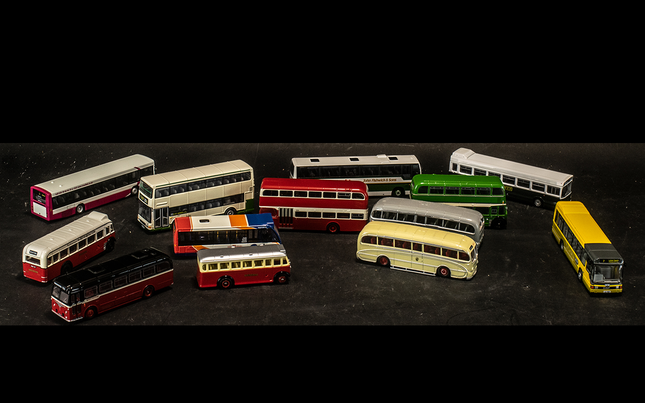 A Collection of 34 Die Cast Buses. All boxed. - Image 2 of 2