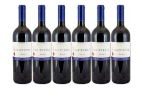 Cliff Edge Shiraz 2001 Mount Langi Ghiran, six bottles of red wine, Champion wine of Australia,