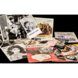 Film Autographs on Photographs and Pictures wonderful signatures to include Elizabeth Taylor,