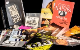 Pop Autographs great selection including The Beatles 1960's fan club photo signed by Paul McCartney