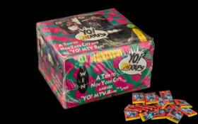 Trading Cards Interest An unopened and sealed box of Yo MTV Raps trading cards.