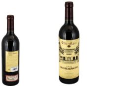 Vina Albali Gran Reserva 1995 Bottle of Red Wine - Aged 24 Months In American Oak Barrels with Deep