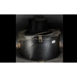 Gentleman's Black Top Hat by Christy's of London, in hat box.