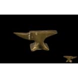 Antique Anvil Paperweight, a novelty paperweight in the form of an anvil,
