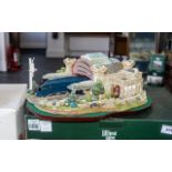 Limited Edition Lilliput Lane Model 'The Mallard Record Breaker' L2459, Limited Edition No. 0614.